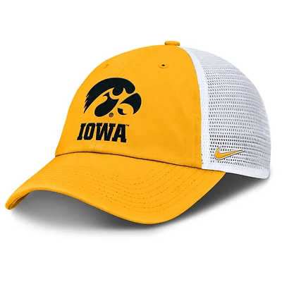 Casquette ajustable Nike Gold Iowa Hawkeyes Club Trucker pour homme