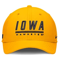 Casquette Nike Gold Iowa Hawkeyes Game Day Rise Swooshflex pour homme