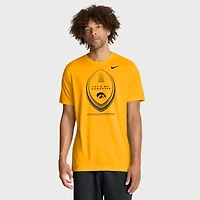 T-shirt Nike Gold Iowa Hawkeyes Primetime Legend Football Icon Dri-FIT pour homme