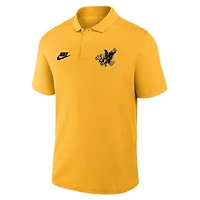 Polo Nike Gold Iowa Hawkeyes Primetime Victory Legacy Vault Performance pour homme