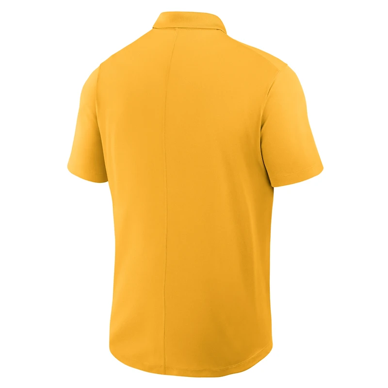 Men's Nike Gold Iowa Hawkeyes Primetime Victory Legacy Vault Logo Performance Polo