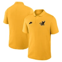 Men's Nike Gold Iowa Hawkeyes Primetime Victory Legacy Vault Logo Performance Polo