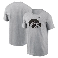 Men's Nike Anthracite Iowa Hawkeyes Primetime Evergreen Logo T-Shirt