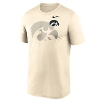 Men's Nike Natural Iowa Hawkeyes Campus Shadow Legend Performance T-Shirt