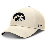 Men's Nike Natural Iowa Hawkeyes Primetime Rise Dri-FIT Adjustable Hat