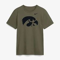 Men's Nike Olive Iowa Hawkeyes Primetime Logo Dri-FIT T-Shirt