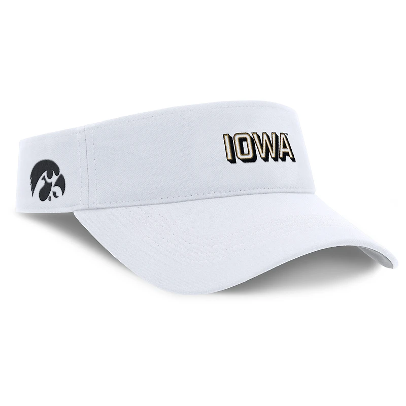 Visière ajustable Nike blanche Iowa Hawkeyes 2025 pour homme