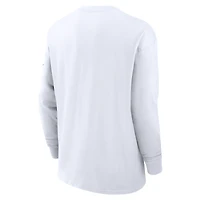 Men's Nike White Iowa Hawkeyes Legacy Max90 Pocket Long Sleeve T-Shirt