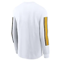 Men's Nike White Iowa Hawkeyes Local Spirit Slogan Long Sleeve T-Shirt
