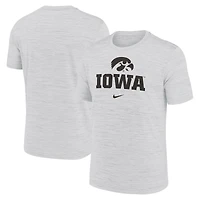Men's Nike White Iowa Hawkeyes Primetime Velocity Dri-FIT T-Shirt