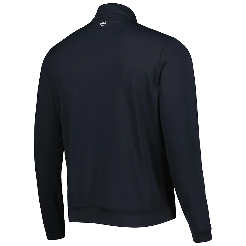 Haut à glissière quart de performance Iowa Hawkeyes Perth Peter Millar pour homme, noir