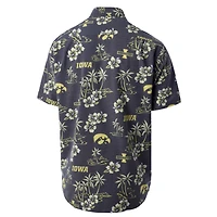 Chemise boutonnée classique noire pour homme Reyn Spooner Iowa Hawkeyes