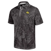 Polo Tommy Bahama noir pour homme Iowa Hawkeyes Sport Santiago Paradise Big & Tall