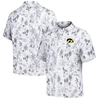 Polo tri-mélange Tommy Bahama gris Iowa Hawkeyes Sport Cabana Shores IslandZone pour hommes
