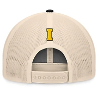 Casquette réglable Top of the World pour hommes, noir/naturel, Iowa Hawkeyes Bennett Trucker 