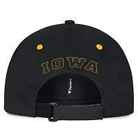 Men's Top of the World Black Iowa Hawkeyes Release Adjustable Hat
