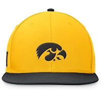Men's Top of the World Gold/Black Iowa Hawkeyes Rally Two-Tone Fitted Hat
