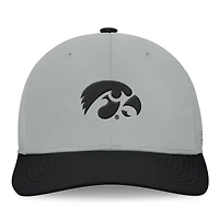 Casquette Top of the World pour hommes, gris/noir, Iowa Hawkeyes Mick Flex