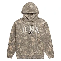 Men's Uscape Apparel  Camo Iowa Hawkeyes Back Bay Fleece Hoodie