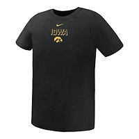T-shirt Nike Legend Performance noir pour enfant des Iowa Hawkeyes