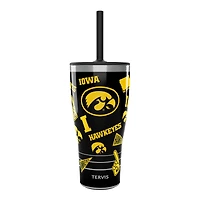 Gobelet Tervis Iowa Hawkeyes de 30 oz avec couvercle à paille
