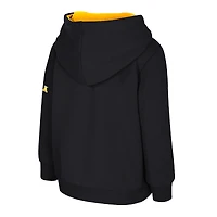 Sweat à capuche en polaire gros logo Colosseum Black Iowa Hawkeyes pour tout-petit