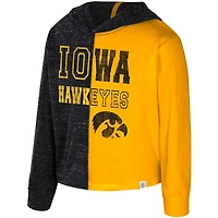 Toddler Colosseum  Black Iowa Hawkeyes Gals Knit Hoodie