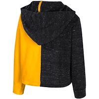 Sweat à capuche en tricot noir Iowa Hawkeyes pour tout-petits Colosseum