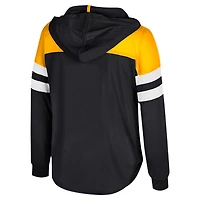 T-shirt à manches longues et capuche pour tout-petits Colosseum Black Iowa Hawkeyes Reflection