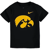 Toddler Nike Black Iowa Hawkeyes Logo T-Shirt