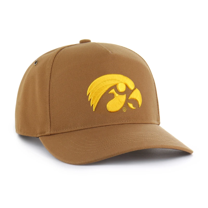 Casquette unisexe Carhartt x '47 marron Iowa Hawkeyes Hitch