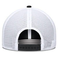 Casquette trucker unisexe Nike noire et blanche Iowa Hawkeyes Primetime Arched, ajustable