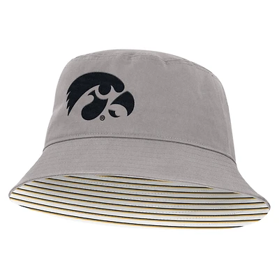 Unisex Nike Gray Iowa Hawkeyes Primetime Apex Bucket Hat