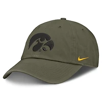 Casquette unisexe Nike Olive Iowa Hawkeyes Primetime Club ajustable