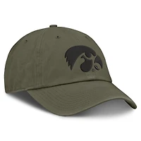 Casquette unisexe Nike Olive Iowa Hawkeyes Primetime Club ajustable