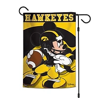 WinCraft Iowa Hawkeyes 12" x 18" Drapeau de jardin d'équipe double face