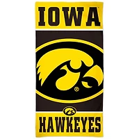 WinCraft Iowa Hawkeyes Serviette de plage Spectra 30" x 60"