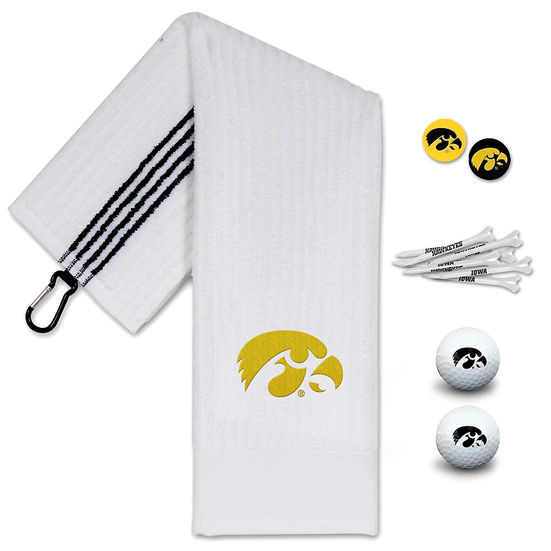 WinCraft Iowa Hawkeyes Coffret cadeau de golf