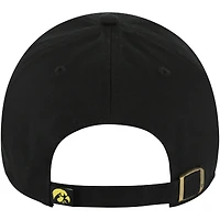 Casquette réglable '47 noire Iowa Hawkeyes Sidney Clean Up pour femmes