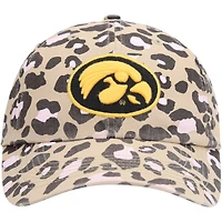 Women's '47 Khaki Iowa Hawkeyes Bagheera Clean Up Adjustable Hat