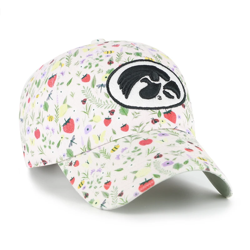 Women's '47 Light Pink Iowa Hawkeyes Posey Clean Up Adjustable Hat