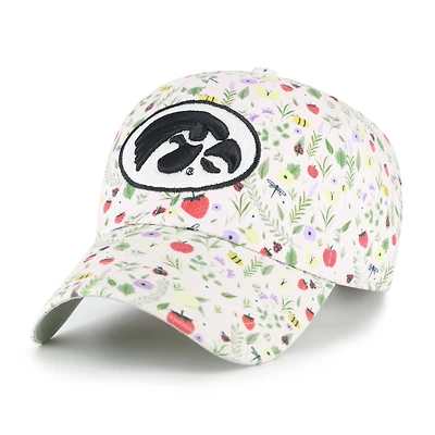 Women's '47  Light Pink Iowa Hawkeyes Posey Clean Up Adjustable Hat