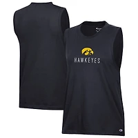 Women's Champion  Black Iowa Hawkeyes Lifestyle Tank Top