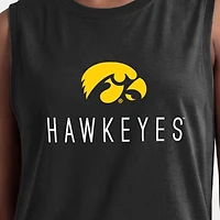 Débardeur noir Champion Iowa Hawkeyes Lifestyle pour femmes