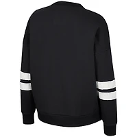 Sweat-shirt Colosseum noir Iowa Hawkeyes Perfect Date à col cranté pour femme