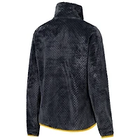 Women's Columbia  Gray Iowa Hawkeyes Fireside II Sherpa Full-Zip Jacket