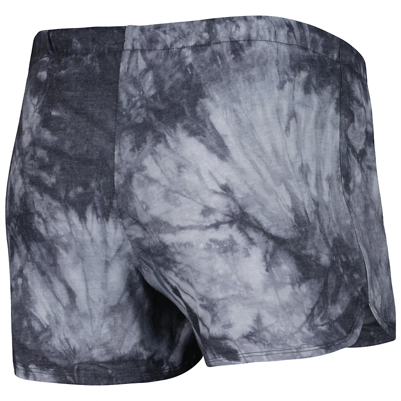 Concepts Sport Charcoal Iowa Hawkeyes Billboard Tie-Dye Débardeur et short pour femme