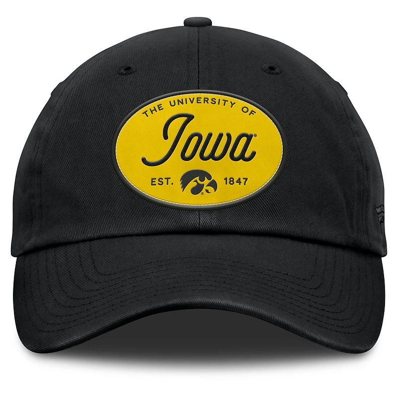 Women's Fanatics Black Iowa Hawkeyes Candid Adjustable Hat
