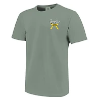 T-shirt de Noël vert clair pour femmes Iowa Hawkeyes, motif sapin Noël, couleurs confortables