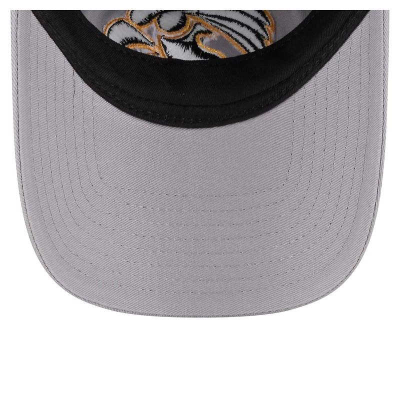 Casquette ajustable 9TWENTY Iowa Hawkeyes grise New Era pour femme